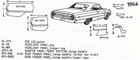 1964 galaxie sheet metal|ford galaxie sheet metal.